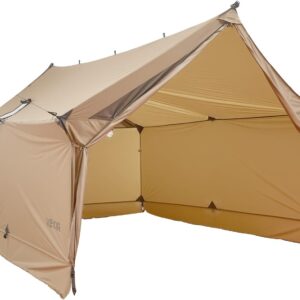 VEVOR Hot Tent, Camping Tipi Hot Tents with Stove Jack, Portable Winter Camping Tents with Snow Skirt, Easy Setup, Waterproof 4 Season Shelter Tents for Fishing Backpacking