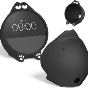 Cute Funny Kawaii Protective Case Cover for Amazon Echo Spot (2024 Release) – Smart Alarm Clock Compatible Cover