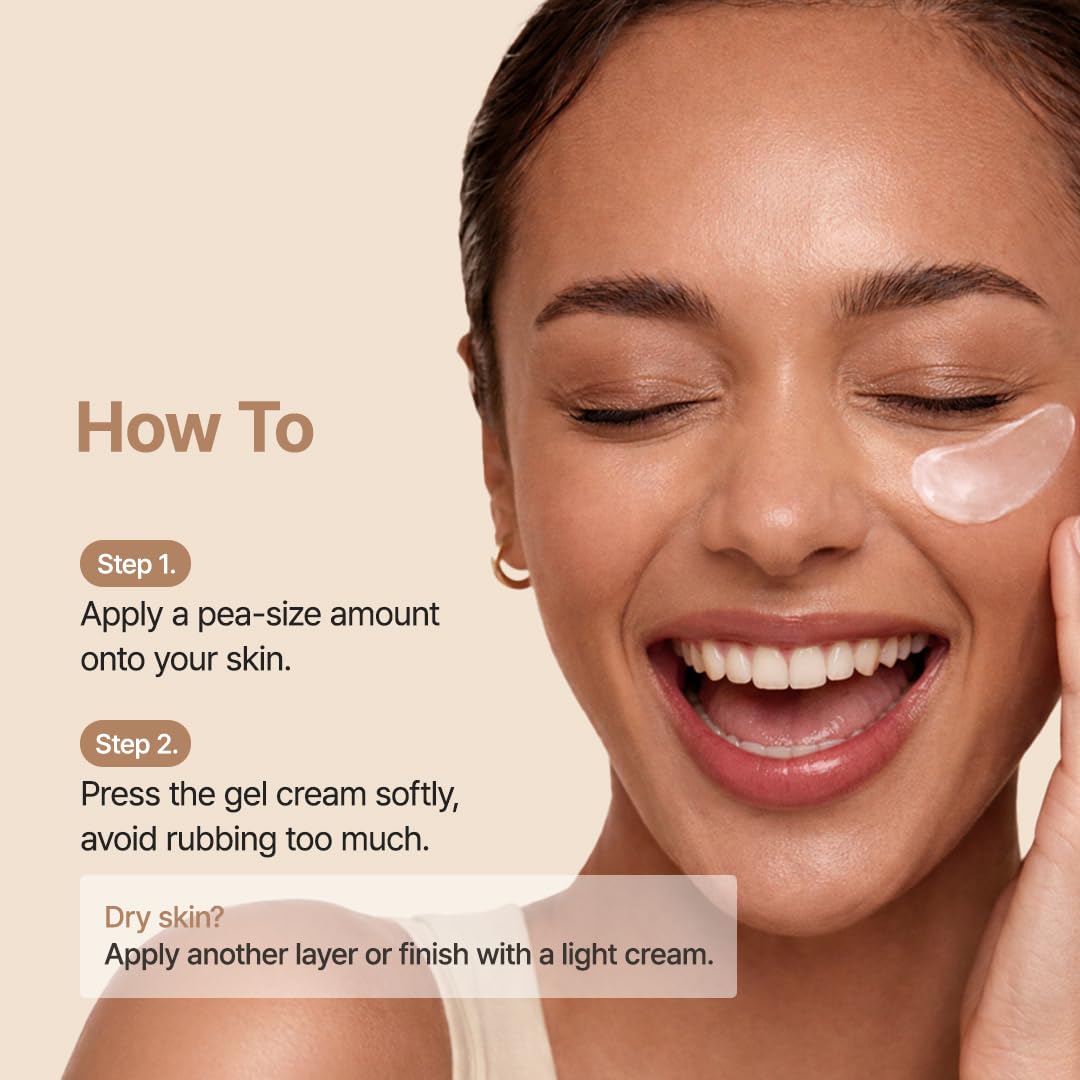 PURITO Oat In Calming Gel Cream, Non-Comedogenic, 77% Oat Seed Water Lightweight Water-Gel Face Moisturizer, Fragrance-Free, Vegan Korean Skincare, Sensitive & Blemish-Prone Skin, 100 mL - Image 6