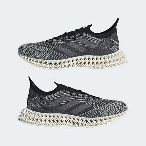 adidas Men's 4DFWD X Strung Running Shoes, Core Black/Grey Five/Cloud White, US 9.5 M - Image 4