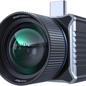 T2 Max Thermal Vision for Android, 512×384 Super Resolution Thermal Monocular with 50Hz, Hotspot Tracker, 15mm Manual Lens, 15x Digital Zoom, Grey