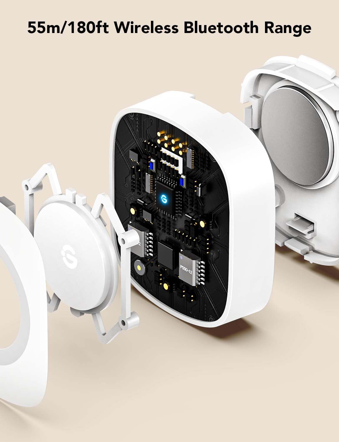 GoveeLife Wireless Mini Smart Button Sensor, Group Control Multiple Devices, Versatile Control Button, Battery Powered, Supports Most GoveeLife Smart Products 2Pack - Image 3