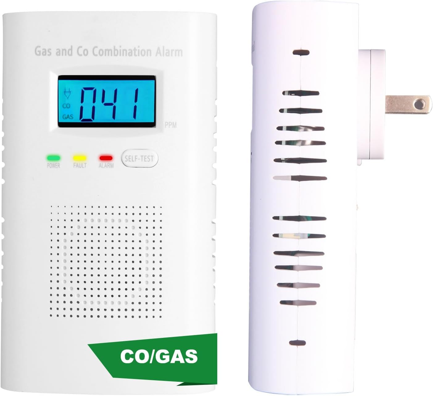 Combination Gas and Carbon Monoxide Detector Plug-in | CO Alarm & Natural Gas Combustible Detector | Digital Display, Battery Backup, Easy Install | for Home Kitchen Safety Monitoring 1-Pack - Image 4