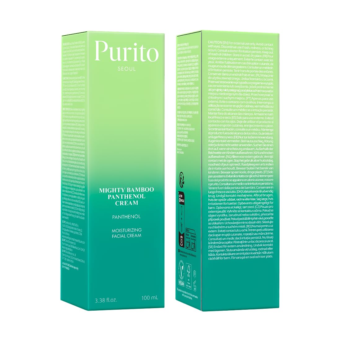PURITO Panthenol 10% Post-Acne Cream | Moisturizer for Blemish Marks, Barrier Repair | Silicone-Free, Non-Comedogenic, Fragrance-Free, Vegan & Cruelty-free | Korean Skincare, 100mL 3.38 fl.oz - Image 7
