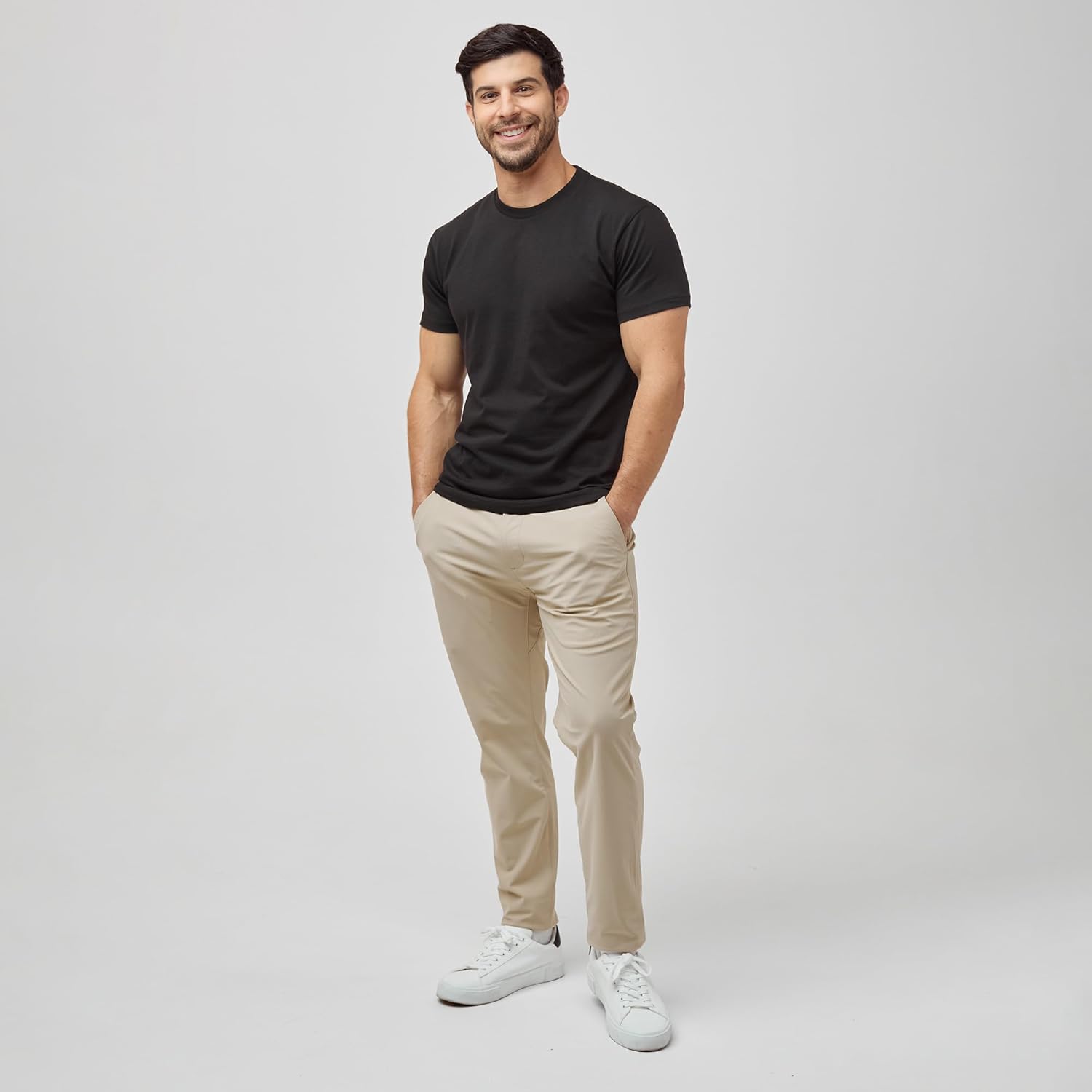 Fresh Clean Threads Men's Crew Neck T-Shirts – Short Sleeve, Fitted Style, Soft Cotton-Poly Blend, Tag-Free Comfort - Image 2