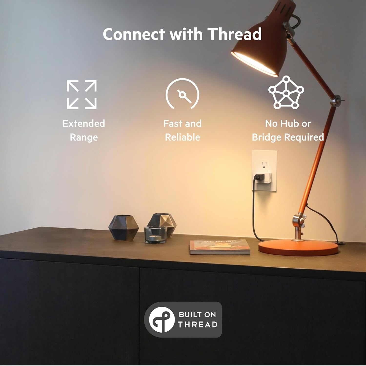 Wemo Smart Plug with Thread - Smart Outlet for Apple HomeKit - Smart Home Products, Smart Home Lighting, Smart Home Gadgets - Homekit Smart Plug - Works W/ Apple iPhone, Easy NFC Set Up, White - Image 5