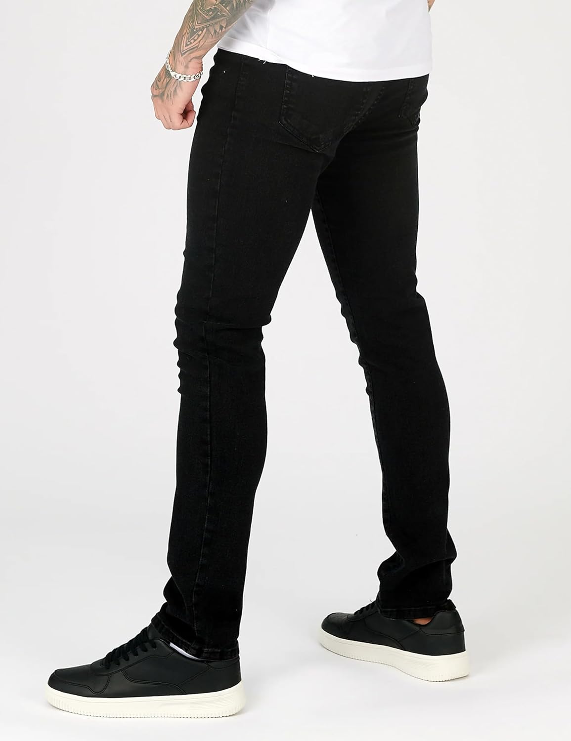 JMOJO - Mens Jeans Slim Fit - Stretch Denim with Deep Pockets & Comfortable Fit - Mens Jeans - Image 4
