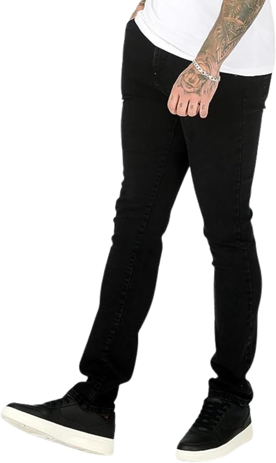 JMOJO - Mens Jeans Slim Fit - Stretch Denim with Deep Pockets & Comfortable Fit - Mens Jeans - Image 2