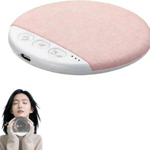 2026 New Sleep Pillow Speaker, Bluetooth Pillow Speaker with White Noise Timer Wireless Sleep Aid with Stereo Bass Private Sleep Headphones for Adult Kids (Pink)