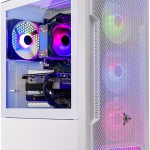 Skytech Gaming Archangel Desktop PC, Ryzen 7 7700 3.8 GHz (5.3GHz), NVIDIA RTX 4060 8GB, 1TB NVMe SSD, 16GB DDR5 RAM 5200, 650W Gold PSU, Wi-Fi, Win 11