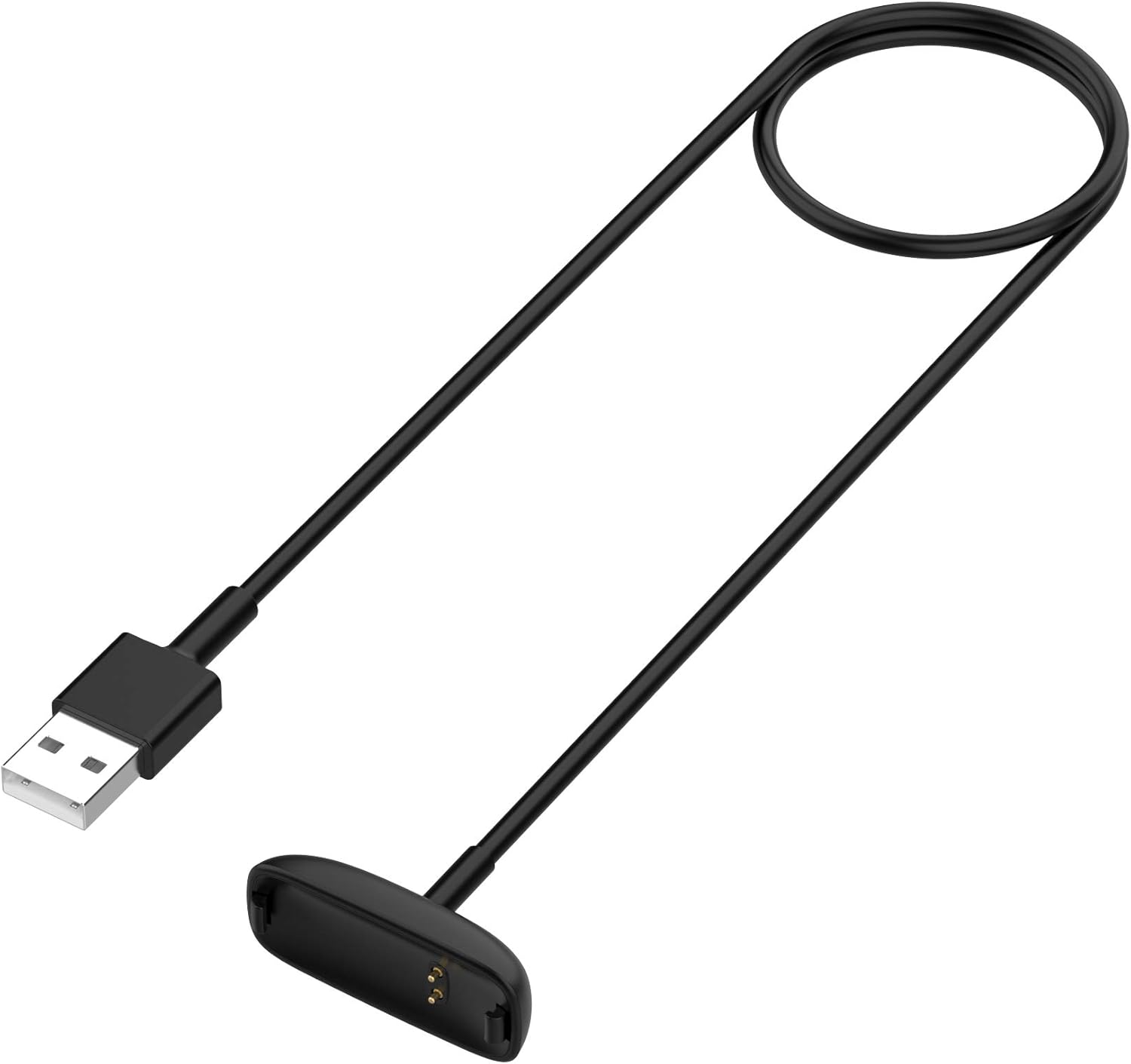 FitTurn Charger Compatible with Fitbit Ace 3 Activity Tracker for Kids 3.3ft/100cm Replacement USB Charger Charging Cable Base Data Sync for Ace 3 Fitness Tracker 6+ (Black) - Image 4