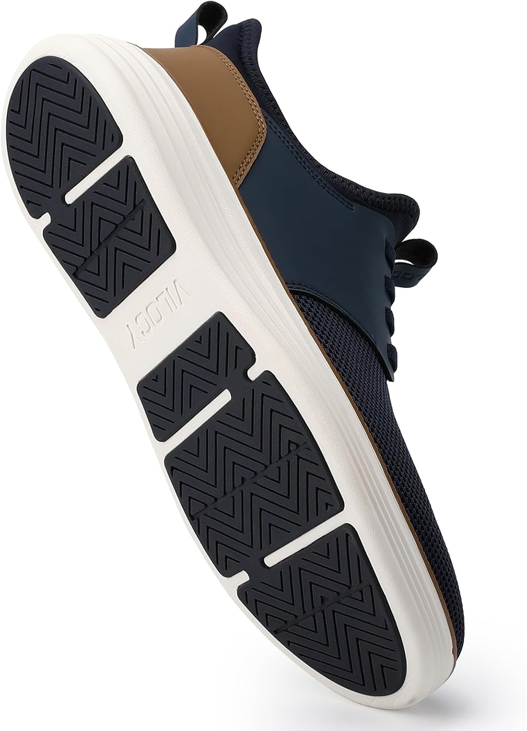 VILOCY Mens Slip On Casual Dress Shoes Hands Free Fashion Sneakers Mesh Tennis Walking Work Shoes Comfortable Breathable Lightweight Non Slip - Image 2