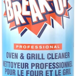 Diversey CBD991206 Break Up Professional Oven & Grill Cleaner, Heavy Duty Spray Removes Baked on Grease, Aerosol, 19-Ounce