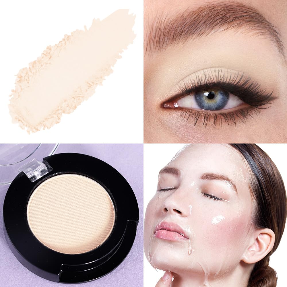 Neutral Light Nude Beige White Single Matte Eye Shadow Palette Naked Eyeshadow Palette Makeup for Old Women de sombras de ojos Natural Vegan Eyeshadow for Eyes Long Lasting Naturing-Looking #11 - Image 3