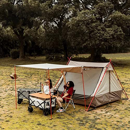 Camping Tent Outdoor Rainproof Sunscreen Tent Easy Set Up Small Lightweight Tents 4 Seasons Tent for Family Picnic Hiking Travel - Image 3