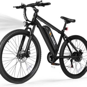 M200 Electric Bike for Adults – 21-Speed Gear 27.5″ Mountain E-Bike, 1200W Peak Brushless Motor 28MPH, 48V 10.4Ah&13Ah Removable Battery, Up to 55-65 Miles Range, Step Over Commuter E-MTB, NFC Unlock