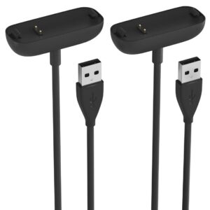 Sinoacc Charger for Fitbit Inspire 2 & ACE 3 Replacement USB Charging Cable 3.3Ft Cord for Fitbit Inspire 2 Fitness Tracker and Ace 3 Activity Tracker for Kids – 2Pack