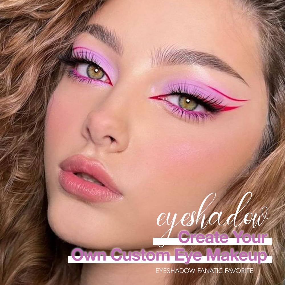 Matte Shimmer purple pink Eye Shadow Palette Makeup,Eyeshadow Long Lasting Waterproof Cruelty-Free, 9 Blendable Shades in Smooth Matte and Shimmer Finishes with Gorgeous Pearls for woman - Image 3