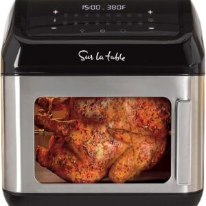 Sur La Table Left Hinge Multi-Function Air Fryer, 13 qt, Black