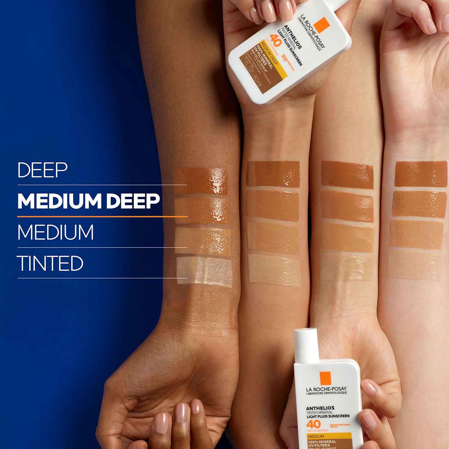 La Roche-Posay Anthelios Sunscreen SPF 40, Ultra-Light Fluid Broad Spectrum SPF 40, Face Sunscreen with Titanium Dioxide Mineral, Lightweight & Fast-Absorbing, Oil-Free, Matte Finish - Image 4