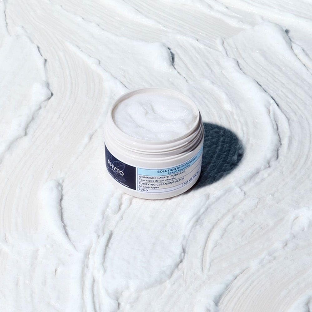 PHYTO SCALP SOLUTIONS Purifying Cleansing Scrub – Exfoliating Sea Salt & Eucalyptus Scalp Detox – Silicone & Sulfate-Free – Refreshes & Balances Oily Scalp – 7.05 oz - Image 4