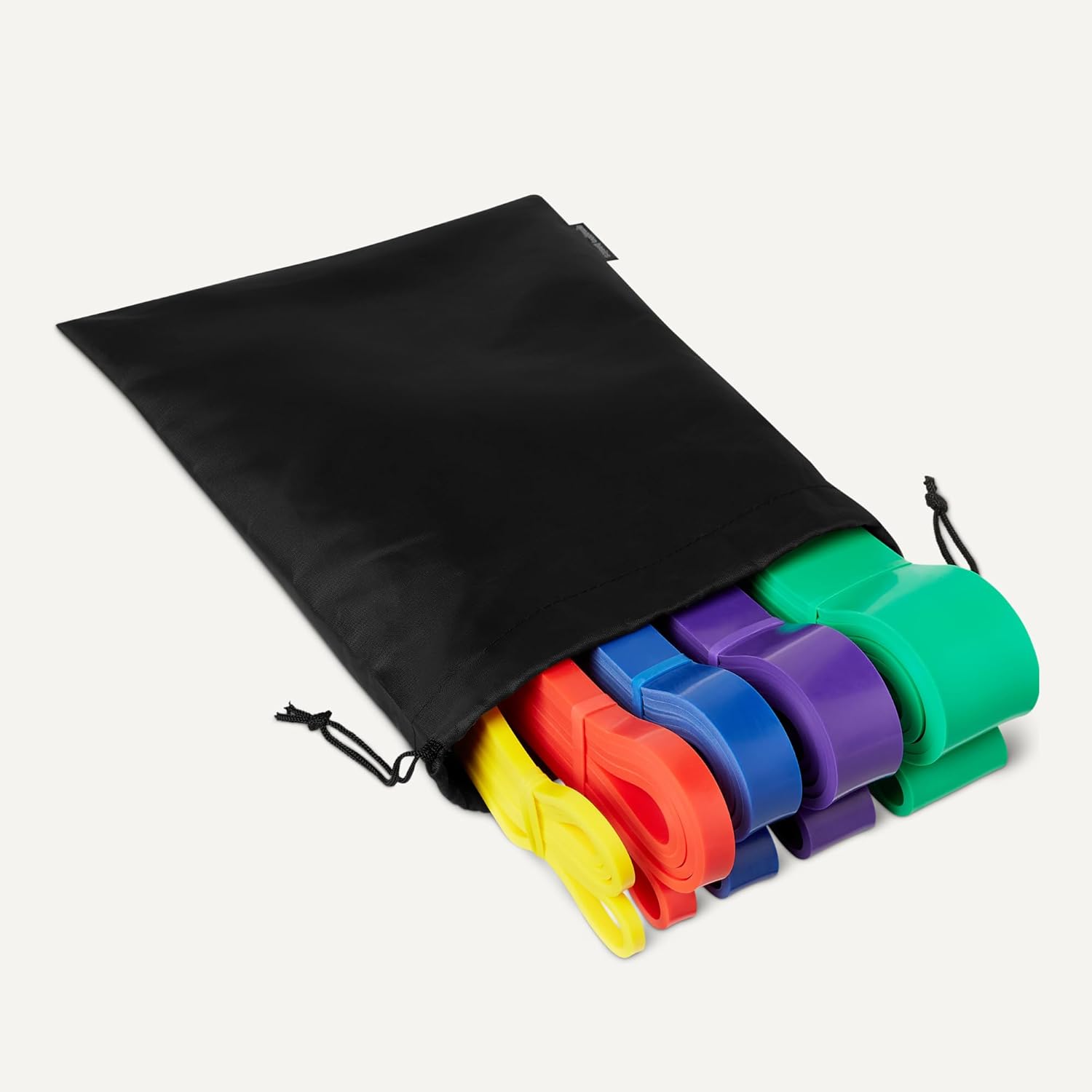 Amazon Basics Exercise Resistance Bands for Working Out, Set of 5 - Image 4