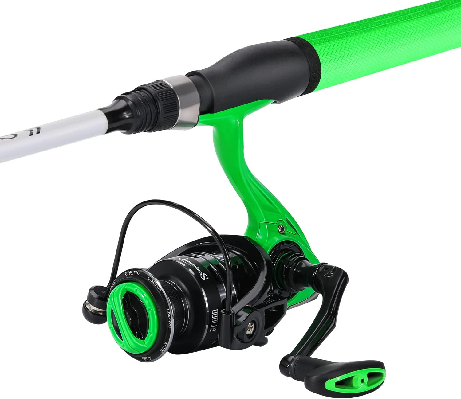 Sougayilang Fishing Rod and Reel Combo, Medium Fishing Pole with Spinning Reel Combo, 2-Piece Fishing Combo - Image 2