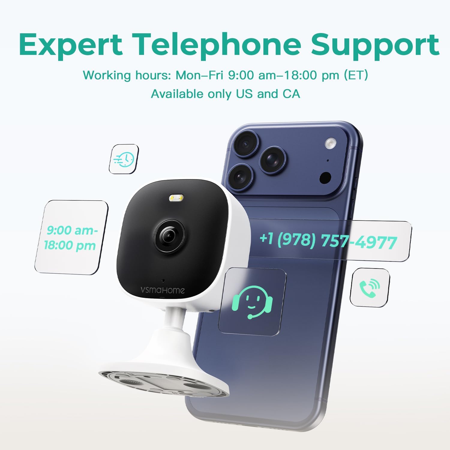 4MP Outdoor Indoor Cameras for Home Security, Outdoor Security Camera Indoor, 2.4g/5g Cameras for House/Pet/Baby, Plug and Play, Support 128G Card Storage (Not Included), Wired, 2PCS - Image 2