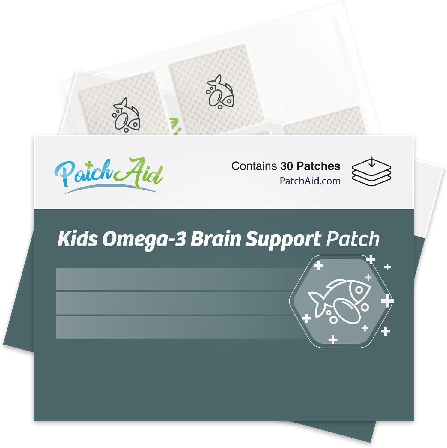 PatchAid Kids Omega-3 Topical Patch 30-Day Supply