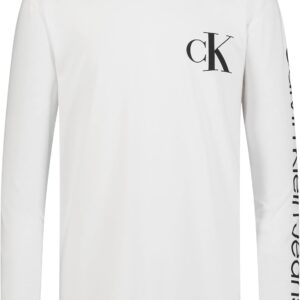 Calvin Klein Boys Long Sleeve Crew Neck T-Shirt, Soft, Comfortable, Relaxed Fit