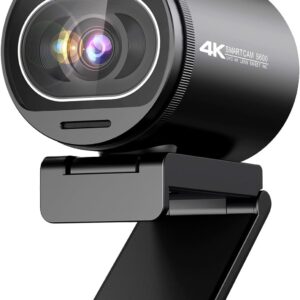 EMEET S600 4K Webcam for Streaming – Sony 1/2.55” Sensor, PDAF Autofocus, 1080P@60FPS, 2 Noise Reduction Mics, Built-in Privacy Cover, 73° FOV, Streaming Camera for Live Commerce/Gaming/Beauty