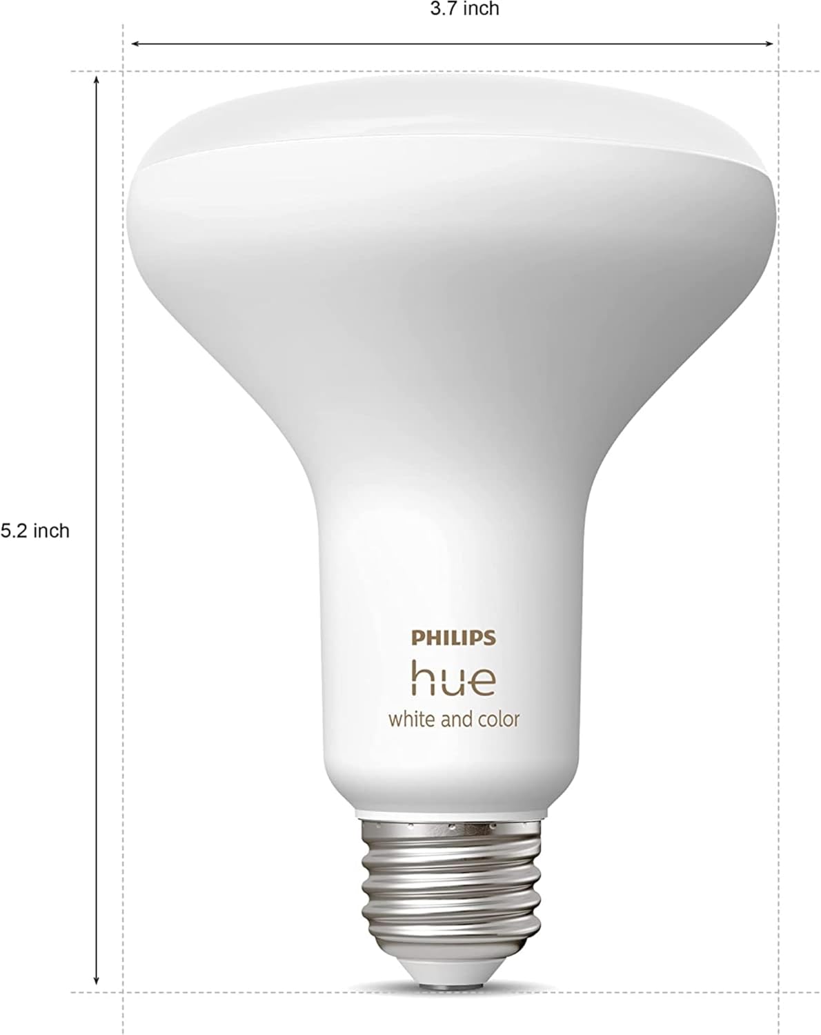 Philips Hue Smart 85W BR30 LED Bulb - White and Color Ambiance Color-Changing Light - 4 Pack - 1200LM - E26 - Indoor - Control with Hue App - Works with Alexa, Google Assistant and Apple Homekit. - Image 2