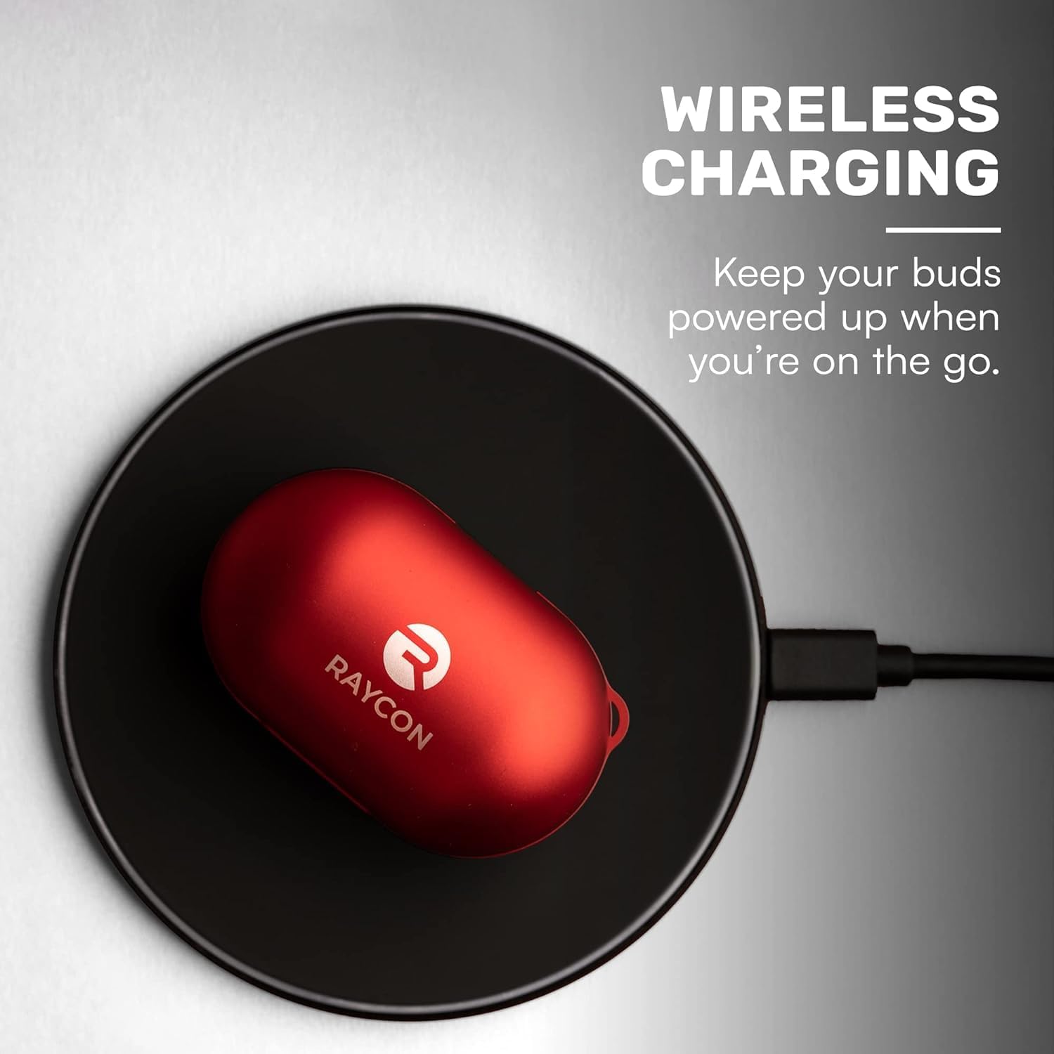 Raycon Everyday Classic Bluetooth Wireless Earbuds + Microphone with Active Noise Canceling, Sweat & Water-Resistant Earphones, Ear Buds Wireless Bluetooth 32 Hours Playtime (Black) - Image 6