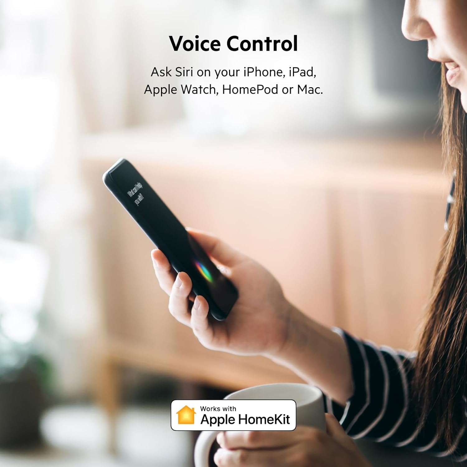 Wemo Smart Plug with Thread - Smart Outlet for Apple HomeKit - Smart Home Products, Smart Home Lighting, Smart Home Gadgets - Homekit Smart Plug - Works W/ Apple iPhone, Easy NFC Set Up, White - Image 3