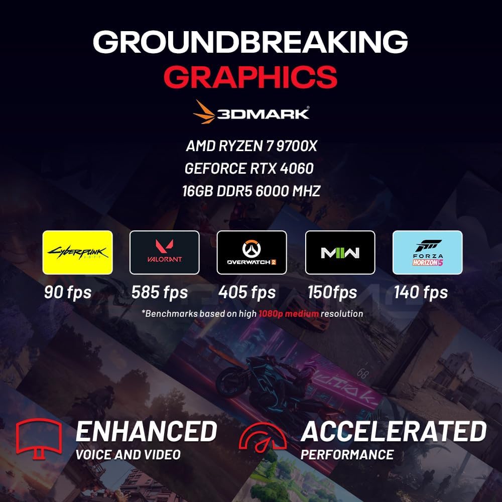 Skytech Azure Gaming PC Desktop, Ryzen 7 9700X 3.8 GHz (5.5GHz Turbo Boost), NVIDIA RTX 4060 8GB GDDR6, 1TB SSD, 16GB DDR5 RAM 6000, 650W Gold PSU, 360mm ARGB AIO, Wi-Fi, Win 11 Home - Image 6