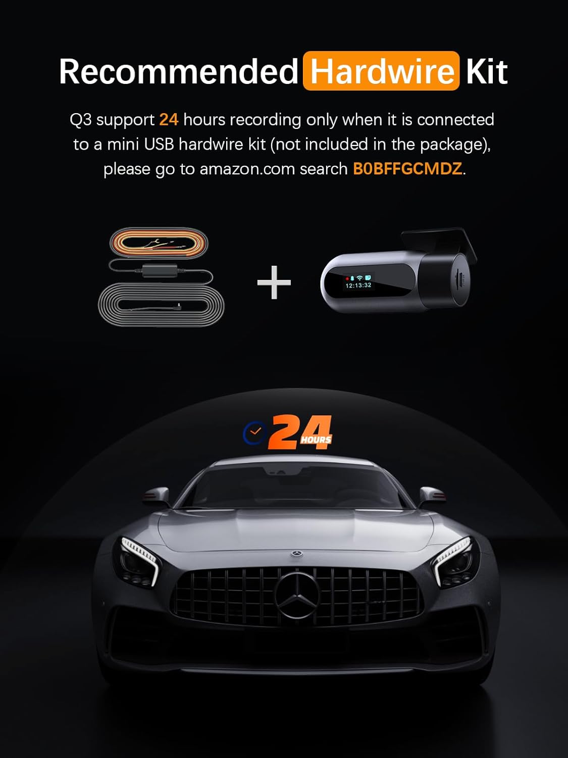 Dash Cam WiFi FHD 1080P Car Camera, Front Dash Camera for Cars, Mini Dashcams for Cars with Night Vision, 24 Hours Parking Mode, WDR, Loop Recording, G-Sensor, APP, Support 128GB Max - Image 6