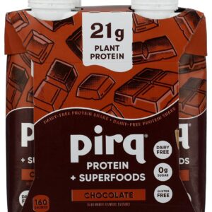 Pirq Chocolate Plant Protein Shake, 11 Fl Oz