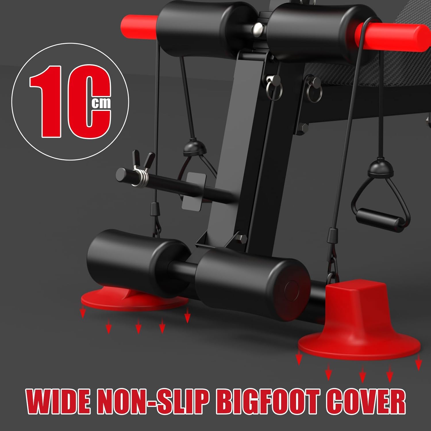 Adjustable Weight Bench - Utility workout Benches for Exercise, Free Installation Design for Portable Fitness Strength Training Equipment at Home Gym - Image 4