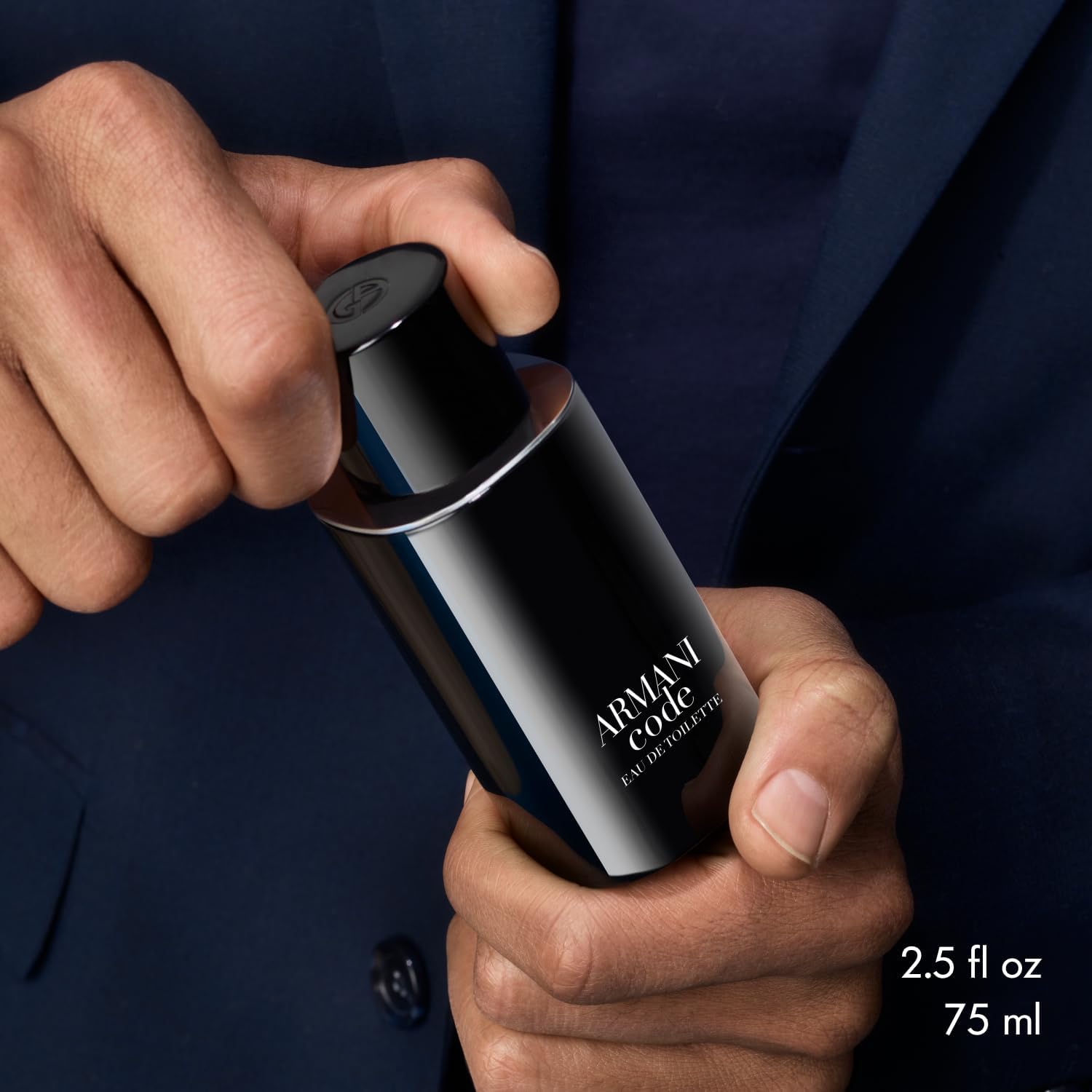 Armani Beauty- Code - Eau de Toilette - Cologne for Men - Ambery Woody Fragrance - Citrus, Lavandin, Tonka Bean Notes - Image 5