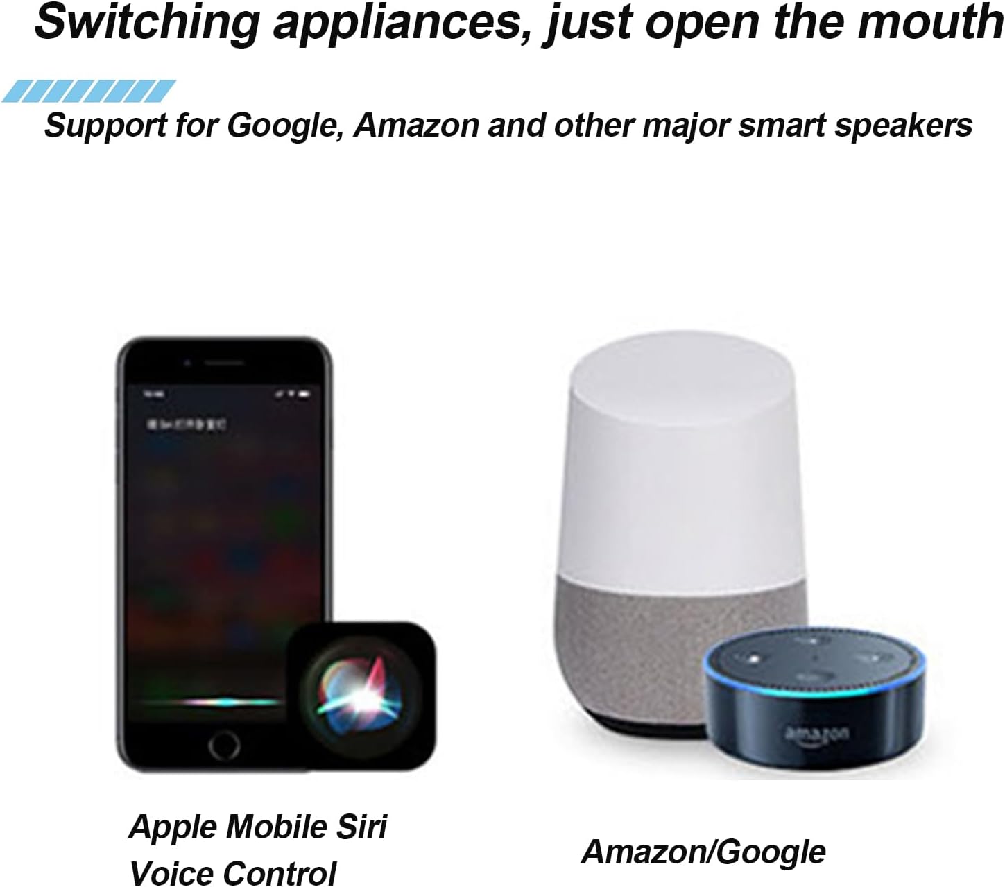 Smart WiFi Bulb Socket, Alexa Smart Light Bulbs, Light Bulb Socket Adapter, eWeLink APP Remote Timer and Group Control, Voice Control with Alexa and Google(2 Pack) - Image 4