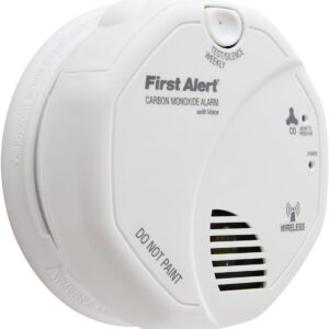 First Alert BRK CO511 Carbon Monoxide (CO) Detector Wireless Interconnected with Voice and Location