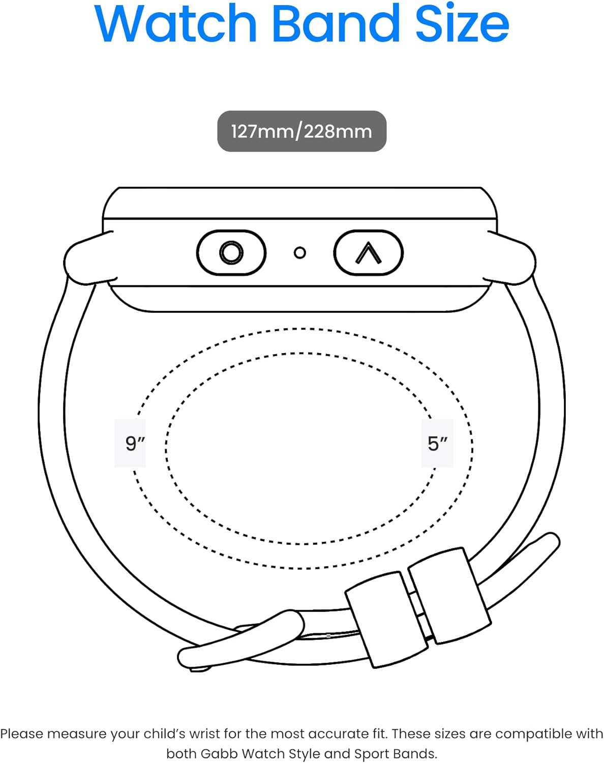 Gabb Watch 3e - GPS Tracker for Kids, Digital Smart Watch, No Social Media or Internet, Fees Required (Silver) - Image 9