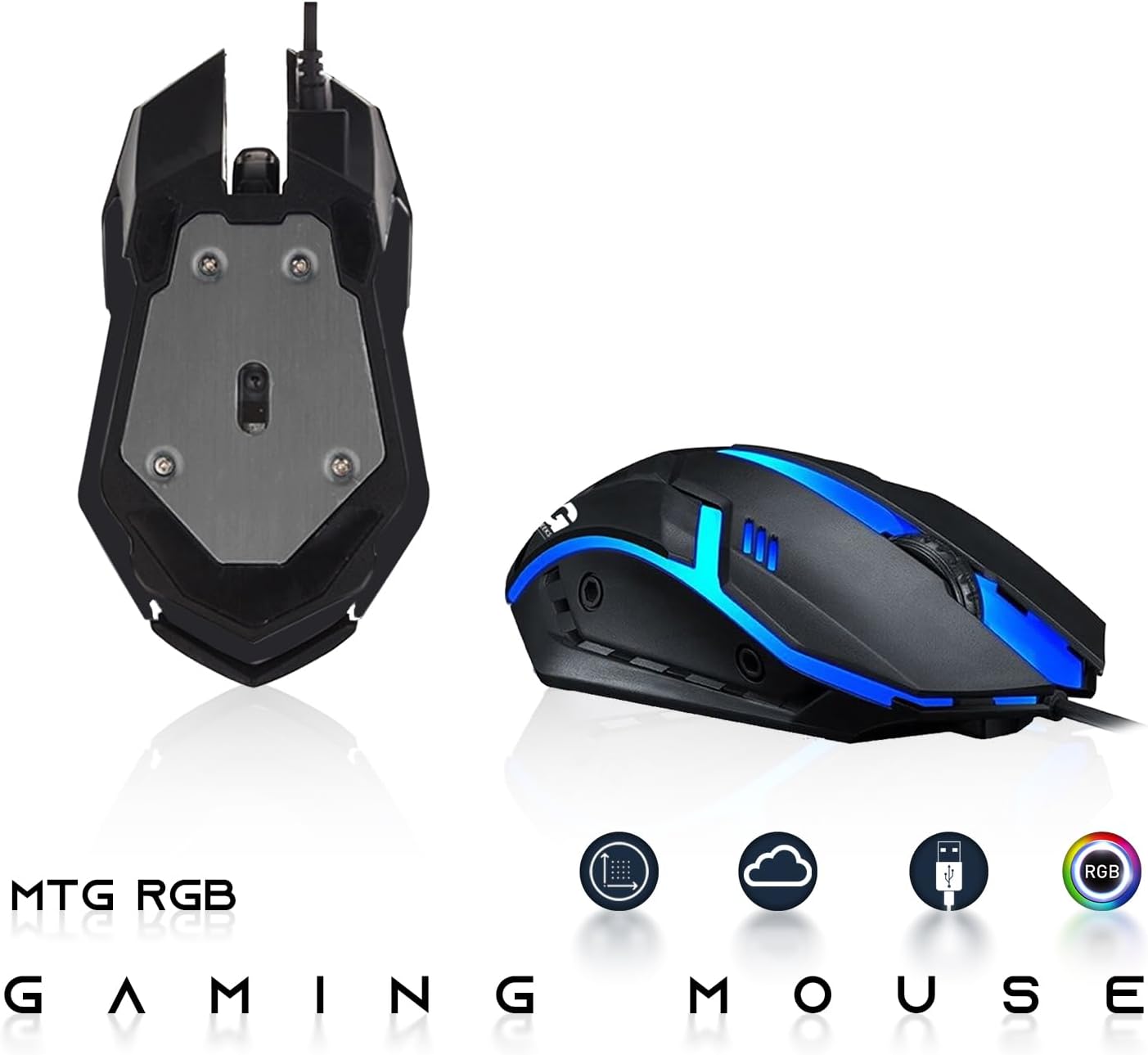 Dell Desktop PC Gaming Bundle - Core i7, 16GB RAM, 1TB SSD, 24-inch Curved Monitor, AMD RX 550, RGB Keyboard with AI-Enhanced Copilot Key and Mouse, RGB Headphone, Webcam, Wi-Fi, Win 11 Pro (Renewed) - Image 8