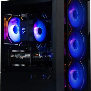 Gaming PC Computer Desktop, i7 CPU up to 3.5 GHz, GTX 1660S 6GB Graphics, 1TB NVME SSD, 32GB DDR4 RAM Pre-Built Computer, RGB Fan x 4, 550W PSU