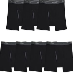 Fruit of the Loom Men’s Coolzone Boxer Briefs, Moisture Wicking & Breathable, Assorted Color Multipacks