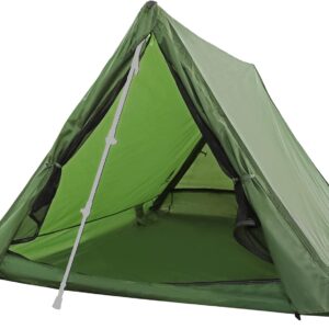 2-Person Trekking Pole Tent for Backpacking – Ultralight A-Frame Backpacking Tent, Two Person Waterproof Hiking Tent for Camping, Lightweight Camping Tent for Scouts, Trekker (No Poles)