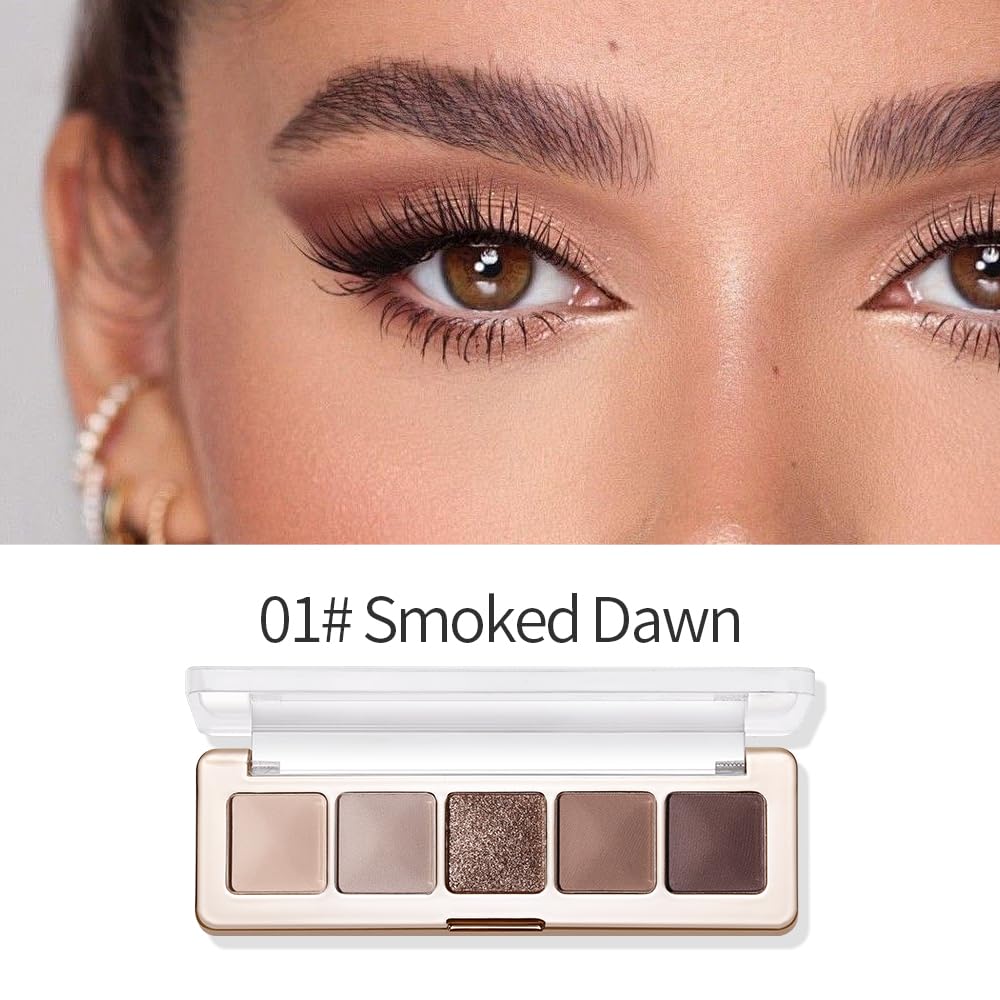 Neutral Nude Brown Eyeshadow Palette, Beige Cool Taupe Bronze Gold Shimmer & Cocoa Matte Shades, High Pigment Blendable Long-Lasting Eye Shadow for Daily Natural Makeup, Soft Glam & Mature Eyes 1 - Image 3