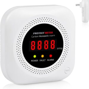 Carbon Monoxide Detectors Plug in, Carbon Monoxide Alarm, Co Detector with Digital Display for Home/Kitchen/RV