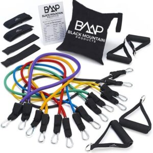 Black Mountain Products – Ultimate Resistance Band Set with Starter Guide
