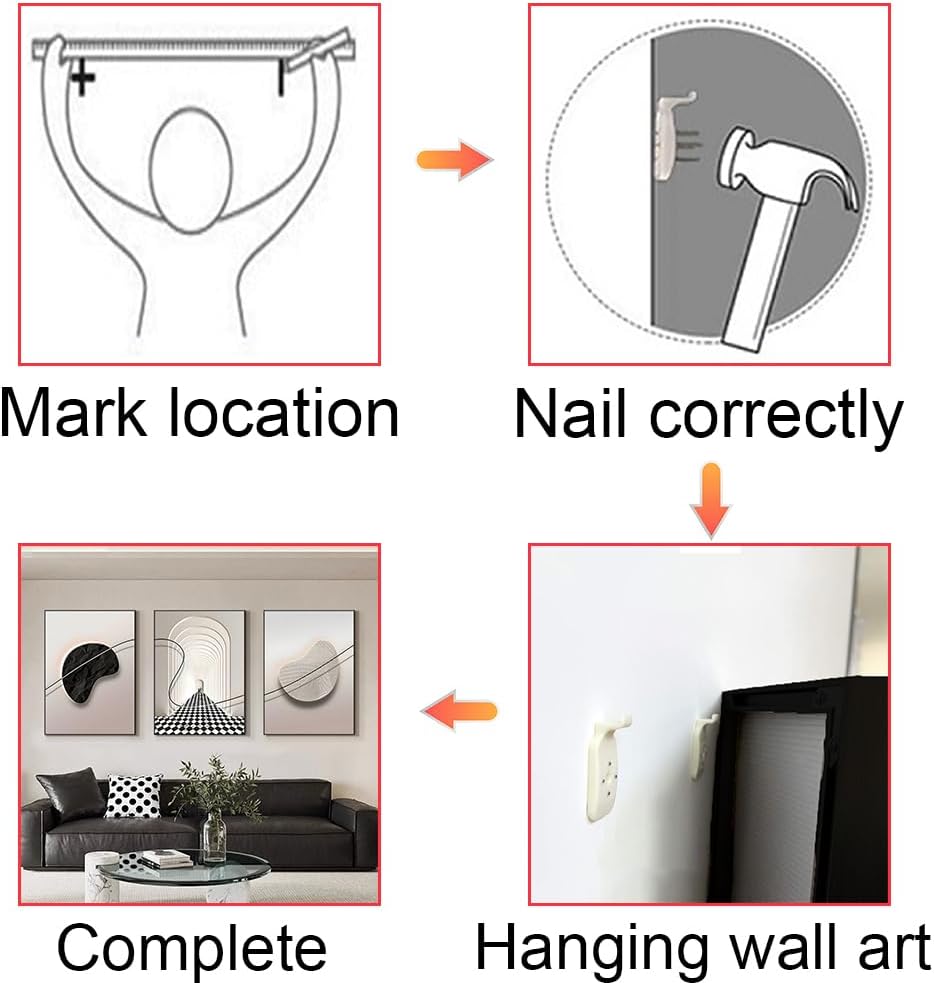 ARTFEB Beige and Black Large Framed Canvas Wall Art Set, Modern Wall Decor, Abstract Black and White Wall Painting, Neutral Nature Art Print for Living Room, Bedroom, Office - Image 6